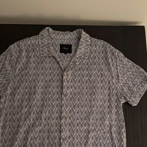 Mens Rails Short Sleeve Button Down